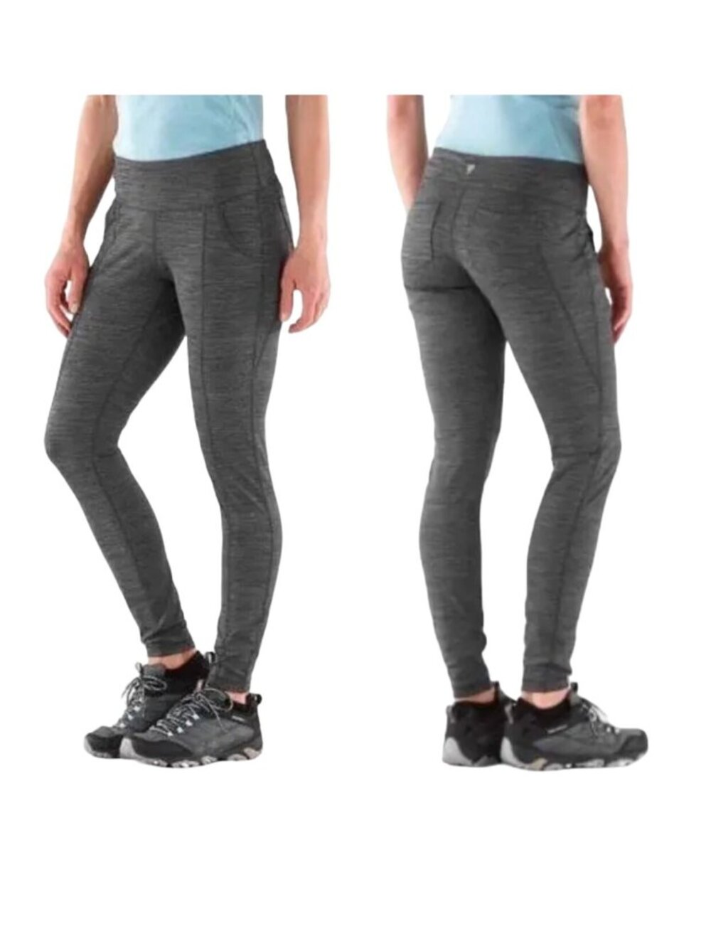 NWT KUHL Skulpt Skinny Stretch Pant in Heather Charcoal SMALL UPF50 MSRP$89